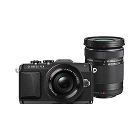 OLYMPUS PEN E-PL7 EZダブルズームキット ブラック ミラーレス一眼 E-PL7 EZ DZKIT BLK