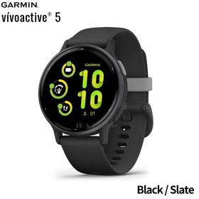 ガーミン vivoactive5 Black/Slate GPS スマートウォッチ GARMIN 010-02862-40 AMOLED 睡眠計機能向上 BodyBattery機能向上 Music
