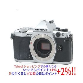 【中古】OLYMPUS 一眼レフ OM-D E-M5 Mark II ボディ シルバー モードダイヤルなし