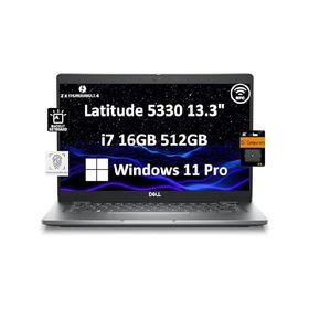 Dell Latitude 5330 Business Laptop (13.3" FHD, Intel 10-Core i7-1265U Vpro, 16GB RAM, 512GB SSD, IST Card) 2 x Thunderbolt 4, Backlit, Fingerprint, We