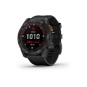 Garmin Fenix 7X Solar Multisport GPS Watch, Slate Grey with Black Band