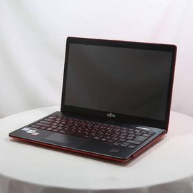 〔中古〕FUJITSU(富士通） 格安安心パソコン LIFEBOOK SH90／X FMVS90XRD2 サテンレッド 〔Windows 10〕〔349-ud〕