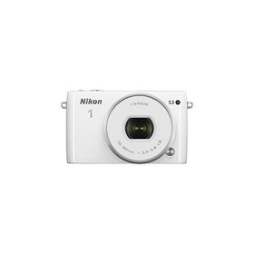 Nikon ミラーレス一眼 Nikon1 S2 標準パワーズームレンズキット ホワイト S2PLKW(中古品)