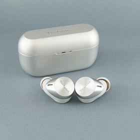 Panasonic Technics EAH-AZ60M2 完全ワイヤレスイヤホン USED美品 ノイズキャンセリング 外音取込 マイク 高音質 シルバー 完動品 V1613