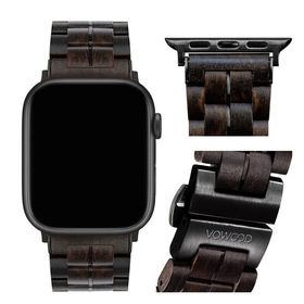 VOWOOD Apple Watchバンド 45 / 44 / 42mm 用 (Series 1-7 / SE) 天然木 WOOD BAND