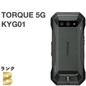 【良品】TORQUE 5G KYG01 au SIMロック解除済み 128GB／6GB ブラック タフネススマホ 送料無料 中古 H697MSBR