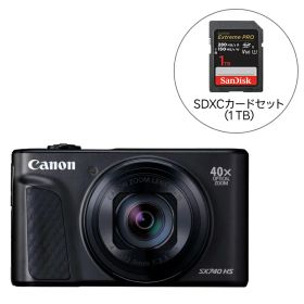 【セット商品】Canon キヤノン デジタルカメラ PowerShot SX740 HS ＋ SanDisk Extreme PRO UHS-II V60 1TB SDSDXEP-1T00-GHJIN【おひとり様1台限り】※2026年1月上旬発送予定