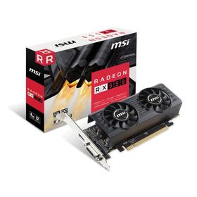 MSI RX 550 4GT LP OCコンピューターグラフィックスカード。