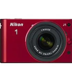 【中古】 Nikon ニコン ミラーレス一眼カメラ Nikon ニコン 1 (ワン) J1 (ジェイワン) 標準ズームレンズキット レッドN1 J1HLK RD