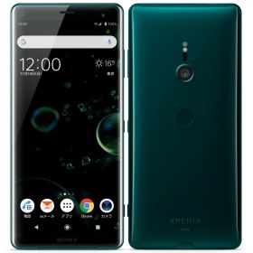 【中古】Bランク【やや傷や汚れあり】SIMロック解除済 白ロム 元au sov39 SONY Xperia XZ3 フォレストグリーン ネットワーク利用制限〇