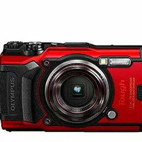 【中古】(非常に良い)OLYMPUS デジタルカメラ Tough TG-6 レッド 1200万画素CMOS F2.0 15m 防水 100kgf耐荷重 GPS 内蔵Wi-Fi TG-6RED