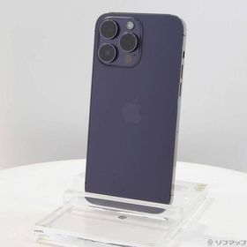 〔中古〕Apple(アップル) iPhone14 Pro Max 1TB ディープパープル MQ9N3J／A SIMフリー〔258-ud〕