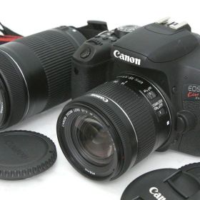 【中古】【良品】キヤノン EOS Kiss X9i ダブルズームキット（センサー清掃済み） CA01-R3101-3U1A Canon EFマウント APS-C 標準ズーム 望遠ズーム 手ブレ補正 レンズ付き セット 中古