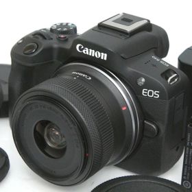 【中古】【良品】キヤノン EOS R50 RF-S18-45 IS STM レンズキット [ブラック]（センサー清掃済） CA01-R3362-3U3B Canon RFマウント APS-C EVF 標準ズーム 手ブレ補正 レンズ付き セット 中古