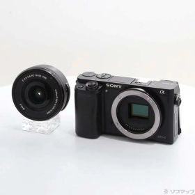 【中古】SONY(ソニー) α6000 パワーズームレンズキット ブラック ILCE-6000L 【262-ud】