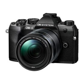【長期保証付】OM SYSTEM OM-5 Mark II BLK ブラック 14-150mm II レンズキット ミラーレスデジタル一眼カメラ IP53防水防塵対応 OM5MK2L14150K