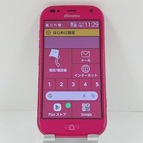らくらくスマートフォン me F-01L ドコモ ピンク 送料無料 即決 本体 c13964