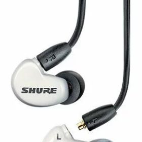 【送料込】SHURE SE215DYWH+UNI-A AONIC 215 有線タイプ 高遮音性イヤホン/ホワイト イヤフォン マイク・リモコン付