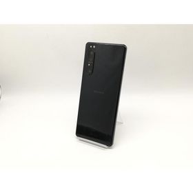 【中古】SONY au 【SIMロック解除済み】 Xperia 1 II ブラック 8GB 128GB SOG01【新宿東口】保証期間１ヶ月【ランクB】