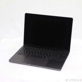 【中古】Apple(アップル) 〔展示品〕 MacBook Pro 14.2-inch Late-2024 MW2U3J／A Apple M4 10コアCPU_10コアGPU 16GB SSD512GB スペースブラック 〔15.7 Sequoia〕 【258-ud】