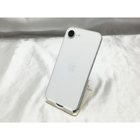 【中古】Apple docomo 【SIMフリー】iPhone 16e 128GB ホワイト MD1R4J/A【ECセンター】保証期間１ヶ月【ランクB】