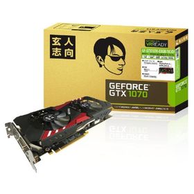 玄人志向 ビデオカードGEFORCE GTX 1070搭載 GF-GTX1070-E8GB/OC/DF