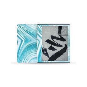 MightySkins 光沢グリッタースキン Kindle Scribe (2022) フルラップ - アクアマリンクォーツ | 高光沢グリッター仕上げ | 簡単に貼り付け | 米国製_並行輸入