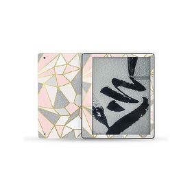 MightySkins Glossy Glitter Skin Compatible with Kindle Scribe (2022) Full Wrap - Rose Gold Polygon | High-Gloss Glitter Finish | Easy to A_並行輸入