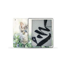 MightySkins Glossy Glitter Skin Compatible with Kindle Scribe (2022) Full Wrap - Blue Eyed Kitten | High-Gloss Glitter Finish | Easy to Ap_並行輸入