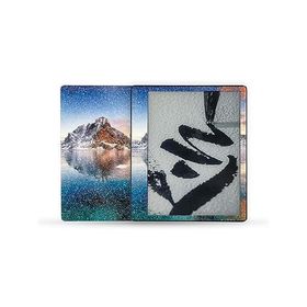 MightySkins Glossy Glitter Skin Compatible with Kindle Scribe (2022) Full Wrap - ICY Lake | Protective High-Gloss Glitter Finish | Easy to_並行輸入