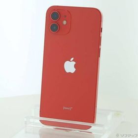 〔中古〕Apple(アップル) iPhone12 64GB プロダクトレッド MGHQ3J／A SIMフリー〔349-ud〕