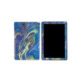 MightySkins Glossy Glitter Skin Compatible With Kindle Fire HD 10 (2023) - Blue Pour | Protective, Durable High-Gloss Glitter Finish | Eas_並行輸入