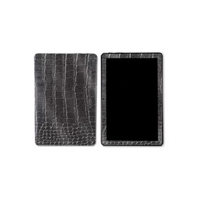 MightySkins Glossy Glitter Skin Compatible with Kindle Fire HD 10 (2023) - Black Gator Skin | Protective, Durable High-Gloss Glitter Finis_並行輸入