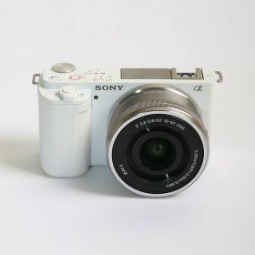 【中古】 (ソニー) SONY ソニー VLOGCAM ZV-E10L W【中古カメラ デジタル一眼】 ランク：AB