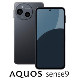 SHARP(シャープ) AQUOS(アクオス) sense9(6GB/ 128GB) ブラック(SIMフリー版) SH-M29A-B 返品種別B