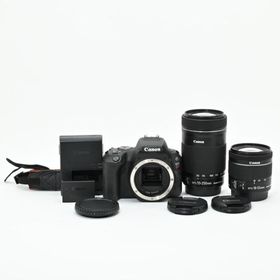 ＜良品＞ Canon EOS Kiss X9 ダブルズームキット ブラック｜シャッター数16,500枚｜すぐ使える撮影セット