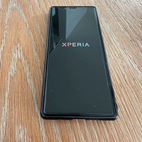 傷少XPERIA 1 SOV40(K)液晶保護ガラス付 SIMロック解除済