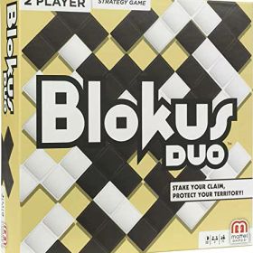 ボードゲーム 英語 アメリカ 海外ゲーム Mattel Games Blokus Duo 2-Player Strategy Board Game, Family Game for Kids & Adults with Black and White Piecesボードゲーム 英語 アメリカ 海外ゲーム