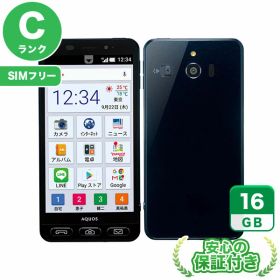 SIMフリー シンプルスマホ3 509SH ブラック16GB 本体[Cランク] Androidスマホ 中古 送料無料 当社6ヶ月保証