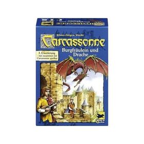 Hans Im Gluck - Carcassonne : Burgfraulein &amp; Drache フィギュア おもちゃ 人形