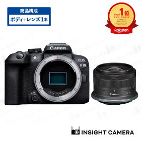 キヤノン EOS R10 ボディ ブラック + 標準ズームレンズセット RF-S18-45mm F4.5-6.3 IS STM ブラック イオス ミラーレス一眼カメラ Canon（出荷後転送不可）