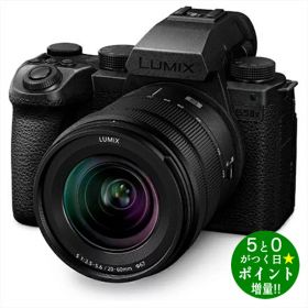 ◆最大3000円CP＋P3倍！！12/20◆パナソニック LUMIX カメラ ミラーレス一眼カメラ 標準ズームレンズキット DC-S5M2XK ブラック Panasonic【転送不可】