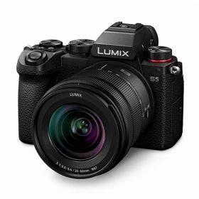 Panasonic（パナソニック） 小型一眼カメラ 1本レンズキット（標準ズーム） 4K LUMIX（ルミックス） DC-S5K-K ブラック
