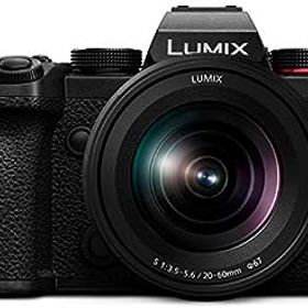 【中古】（非常に良い）パナソニック フルサイズ ミラーレス一眼カメラ ルミックス S5 標準ズームレンズキット 小型 軽量モデル ブラック DC-S5K-K