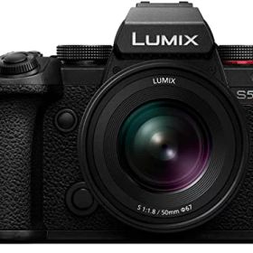 パナソニック(Panasonic) パナソニック フルサイズミラーレス一眼カメラ S5M2W 標準ズームレンズ・単焦点レンズキット ブラック DC-S5M2W