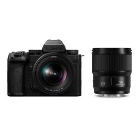 《新品》Panasonic (パナソニック) LUMIX S5IIX ダブルレンズキット DC-S5M2XW ブラック[ ミラーレス一眼カメラ | デジタル一眼カメラ | デジタルカメラ ]【KK9N0D18P】【キャッシュバック￥20,000-対象】