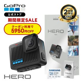 【クーポンで5950円OFF★12/25 23:59まで】2年保証付 公式ストア限定 GoPro HERO + 認定SDカード + 非売品日本語説明書 ウェアラブルカメラ アクションカメラ ゴープロ ヒーロー【国内正規品】