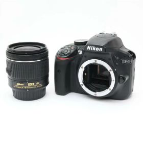 【中古】 《並品》 Nikon D3400 18-55VR レンズキット ブラック [ デジタルカメラ ]