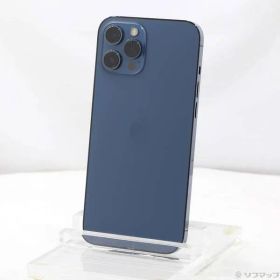 〔中古品〕 iPhone12 Pro Max 128GB パシフィックブルー MGCX3J／A SIMフリー【262】