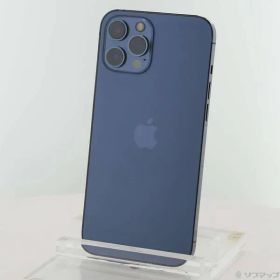 〔中古品〕 iPhone12 Pro Max 128GB パシフィックブルー MGCX3J／A SIMフリー【349】
